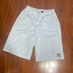 Adidas White Men Medium Shorts